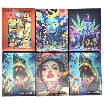 3.5G Trippy Cyber Art Weed Packaging Box